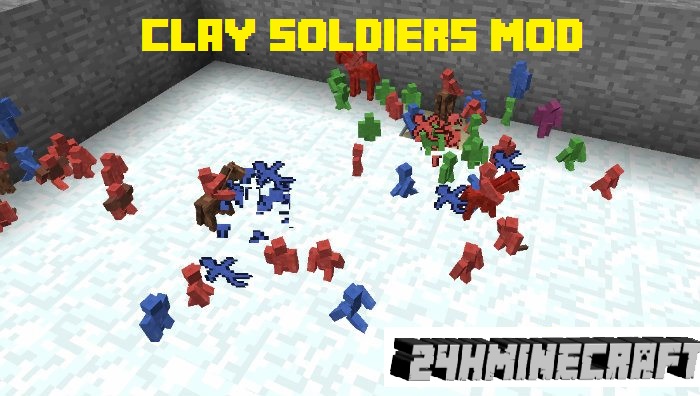 minecraft forge clay soldiers mod
