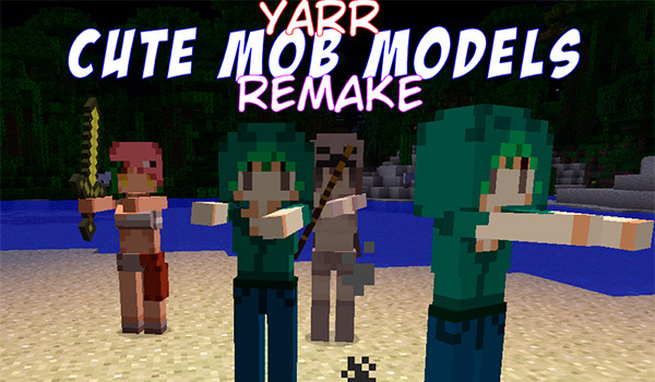 24hminecraft Blog S 1 8 9 1 8 1 7 10 1 7 9 1 7 5 1 7 2 Yarr Cute Mob Models Mod For Mc Mods Minecraft