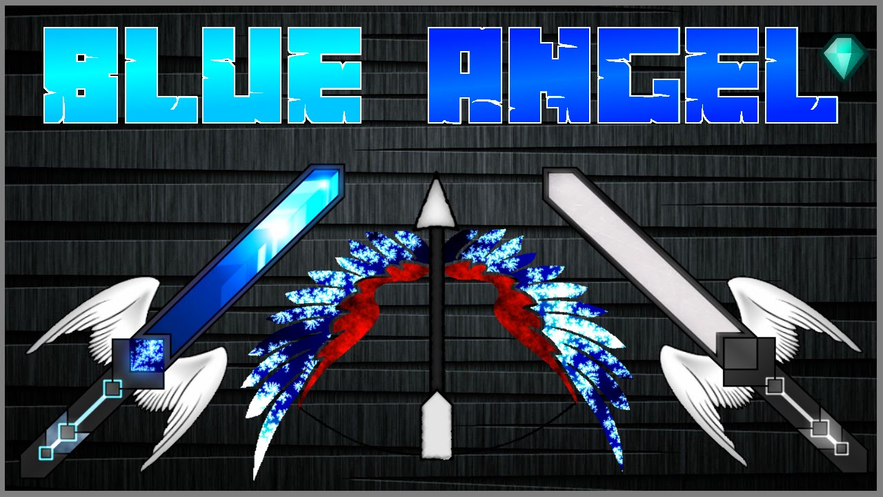 Blue Angel Pvp Resource Pack For Minecraft 1 9 4 1 9 24hminecraft Com