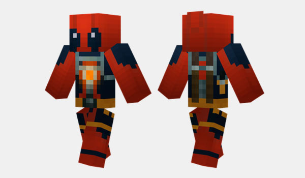 Deadpool Skin for Minecraft  24hMinecraft.com