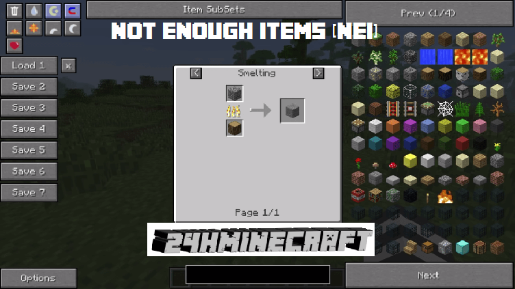 not enough items 1.7.10 mod