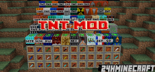 Скачать Too Much TNT Mod для Minecraft [1.7.10]