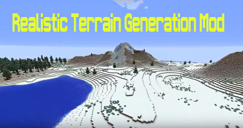 Realistic Terrain Generation Mod 1.12.2/1.10.2 | 24hMinecraft.com