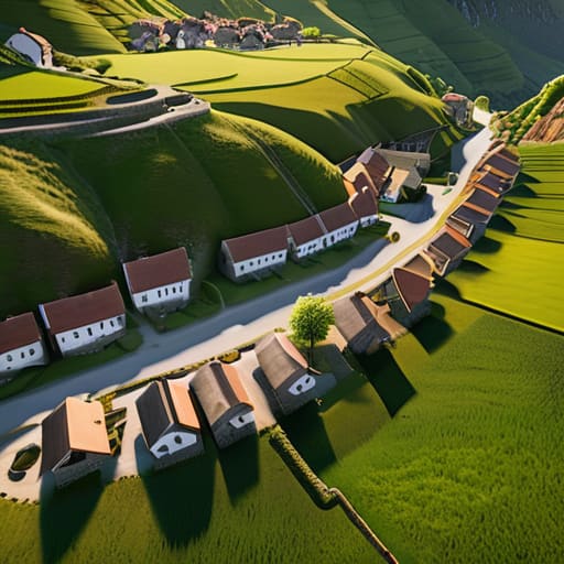 Applying Organic Village Layout Principles to My Own Maps