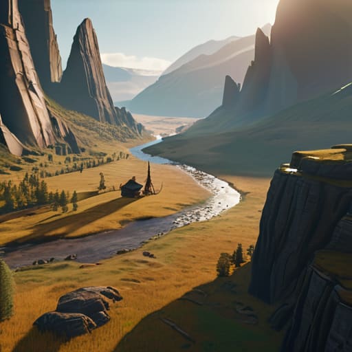 Locating settlements in open world games.