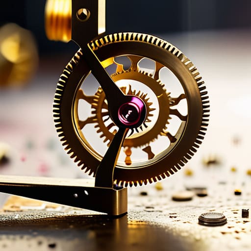 The Escapement Mechanism Assembly I Refined in My Workshop.