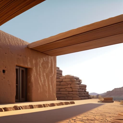 Final Thoughts from the Dunes desert building.