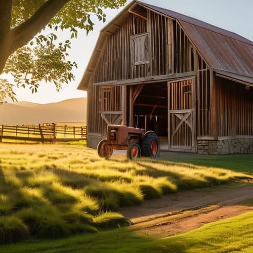Building a barn that fits a farm.
