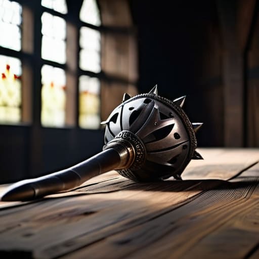 Diagram explaining how the mace works.