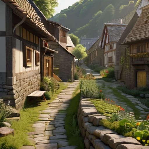 How to build a believable village layout.