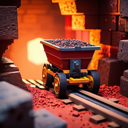 How to build a chest unloader minecart.