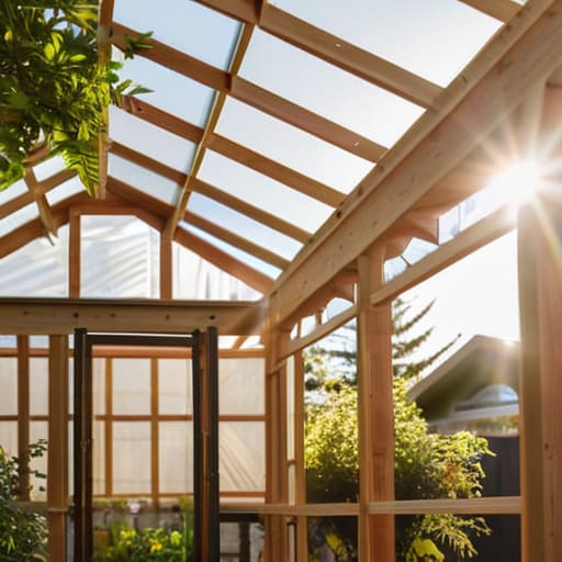 Frame for how to build a greenhouse.