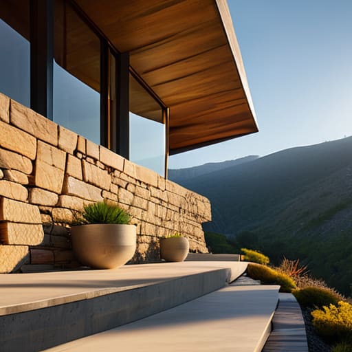 Steps on how to build on a mountain.